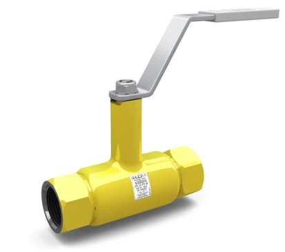 Кран шаровый резьбовой LD КШЦМ Gas 020.040.Н/П.02. стальной ст 20 Ду20 Ру40 МПа в Липецке