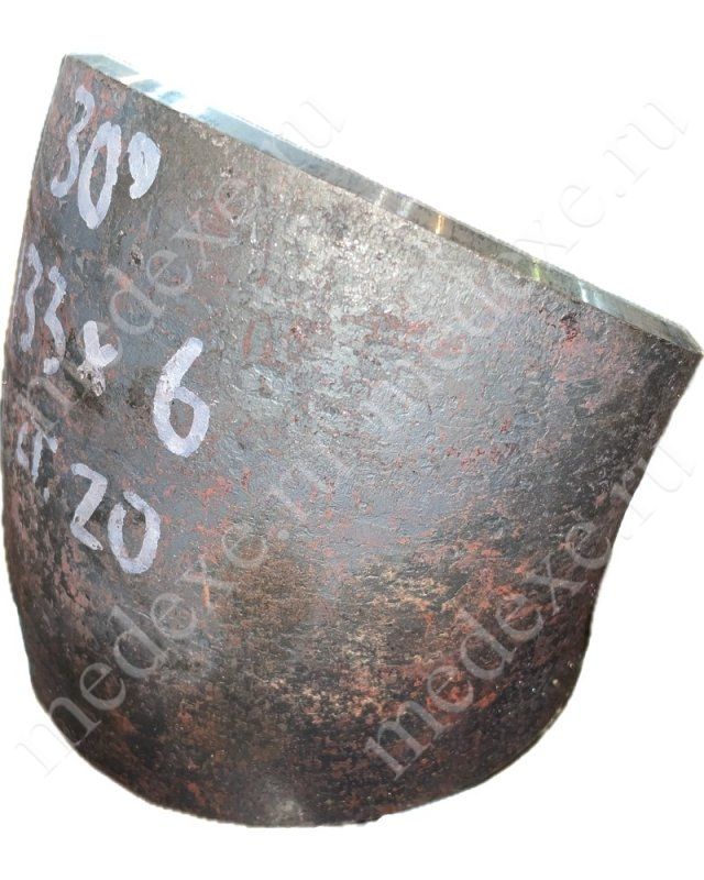 Отвод 45-57х5 ст.09г2c 45 град. 2 исп. ГОСТ 17375-2001 МС01 в Липецке