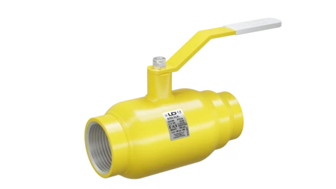 Кран шаровый LD КШЦК Gas 050.040.Н/П.02. (приварка/муфта) стальной ст.20 Ду50 Ру40 МПа в Липецке