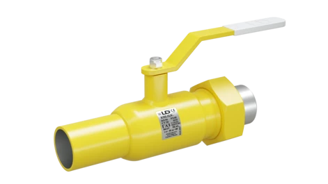 Кран шаровый LD КШЦК Gas 080/070.016.Н/П.02. (приварка/штуцер) стальной ст.20 Ду80/70 Ру16 МПа в Липецке