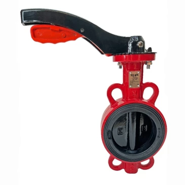 Затвор дисковый поворотный REON Ду125 Ру16 EPDM RSV81RED корпус - чугун, диск - чугун, рукоятка в Липецке