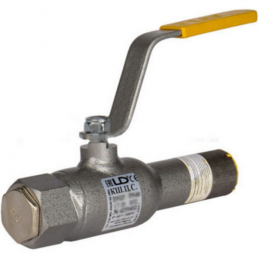 Кран шаровый LD КШЦС Gas 080/070.025.Н/П.02. стальной ст.20 Ду80/70 Ру2,5МПа в Липецке